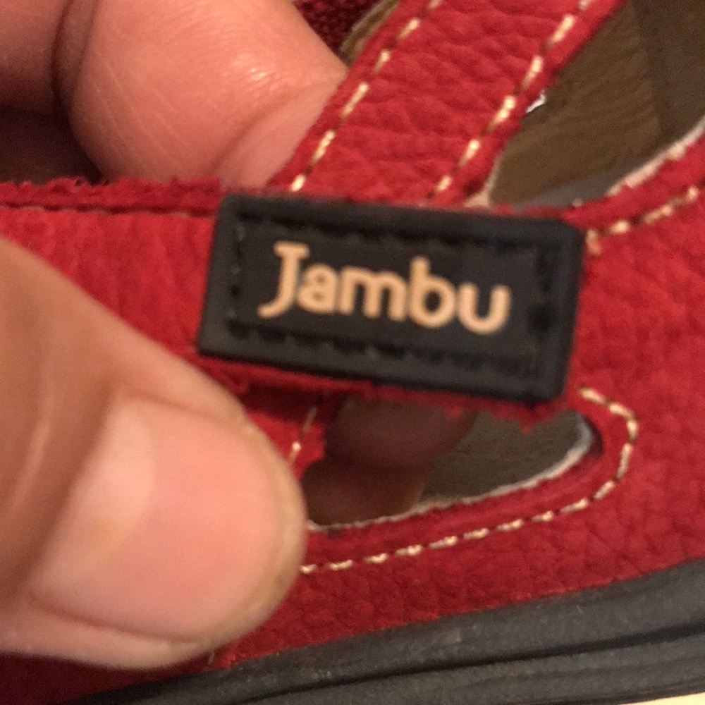 Jambu Red Sandals - Picture 10 of 15